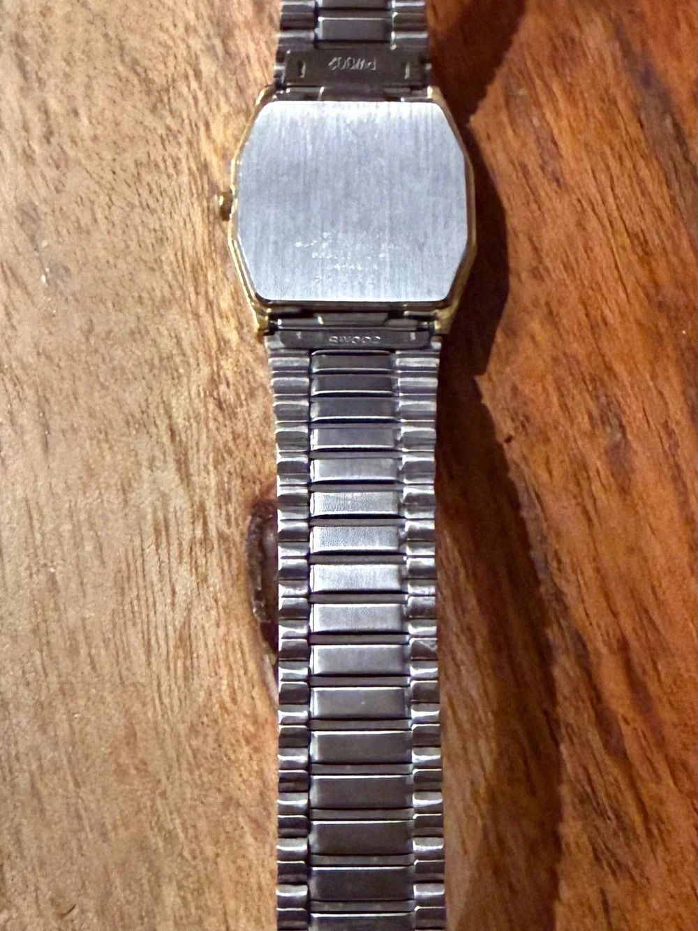 Seiko Gold Tone Men’s Dress Watch with Gold Dial and Bracelet